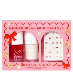 Olive & June Gingerbread Mini Mani Set M149
